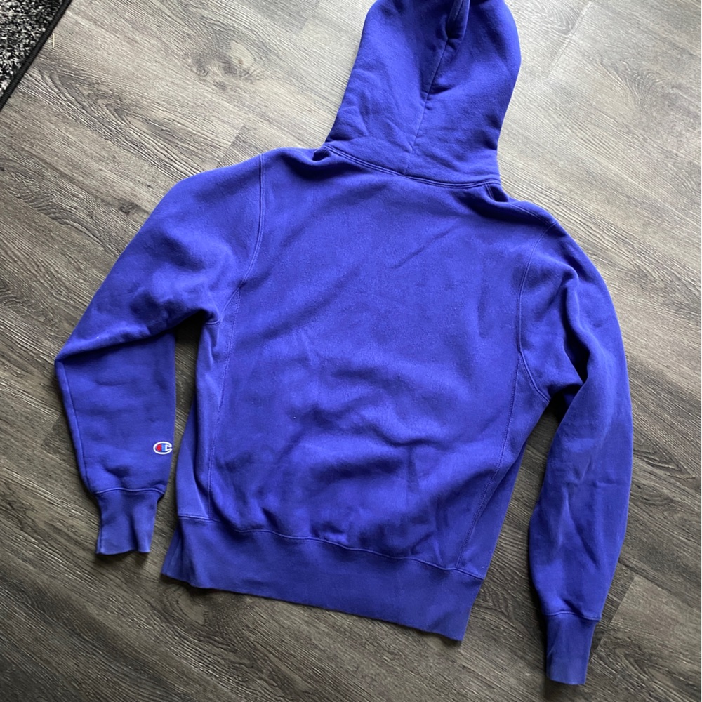 Vintage Rare Champion reverse weave pullover hoodie sweatshirt spell out y2k - Picture 7 of 7